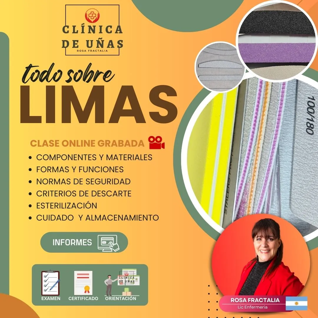 Flyer informativo de la clase online Todo sobre limas