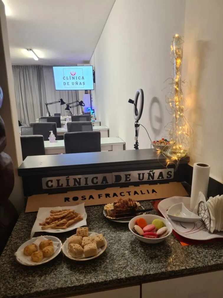 Coffee break preparado junto al aula de formación